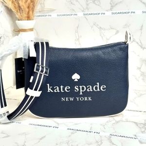 NWT Kate Spade KF379 Rosie Small Pebbled Leather Crossbody Blazer Blue Multi